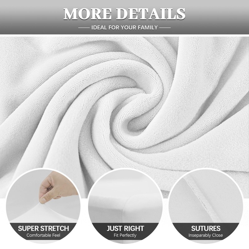 Homebliss Set of 4 Stretch Chair Covers, Swing Chairs, Elastic
