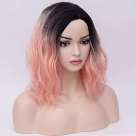 Jorla Cabello De Muchacha Hasta Los Hombros Ondulado Bob Moda