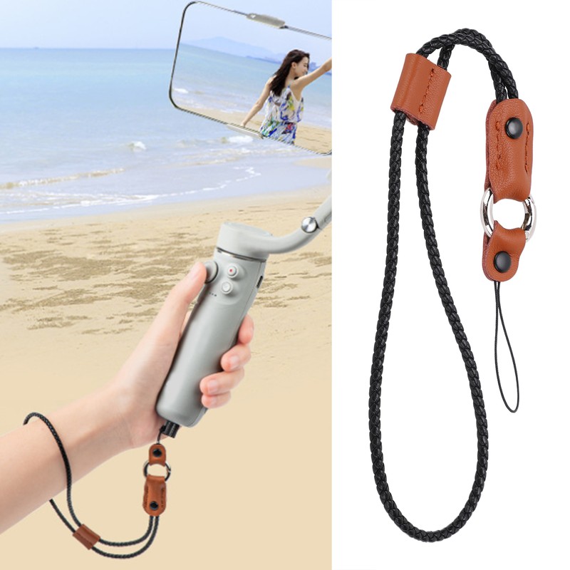 Phone Lanyard Microfiber Exquisite Texture Soft Wearproof High Toughness Durable