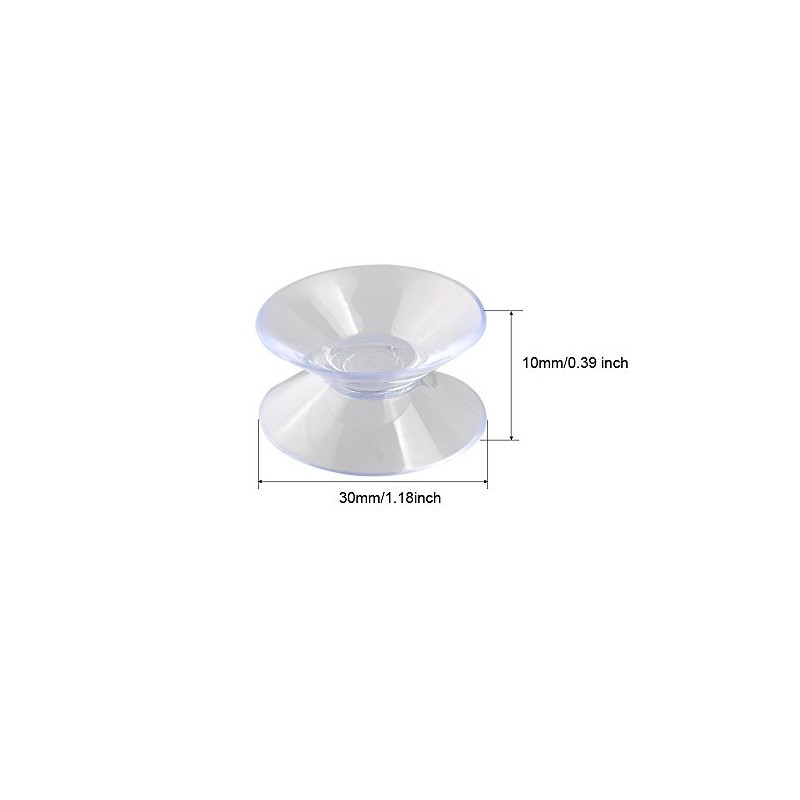 Honbay 20pcs 30mm Double Sided Suction Cups Sucker Pads for