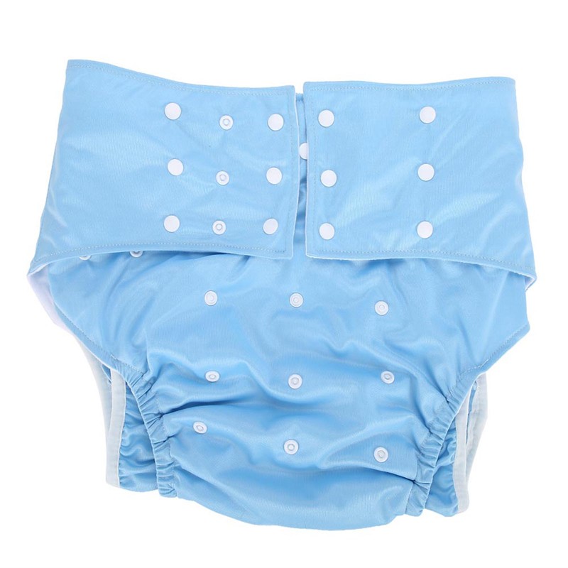 Washable Adult Pocket Nappy Cover Adjustable Reusable Diaper Cloth Light