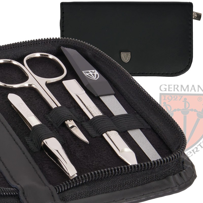 Drei Schwerter Napoli Nail Manicure Set Black