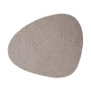 Lind DNA Curve 98863 Glass Coaster Recycled Leather Hippo Anthracite