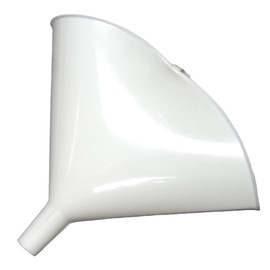 Chef Craft Select Plastic Folding Funnel, 5 inch Diameter 12 Ounce Capacity, White