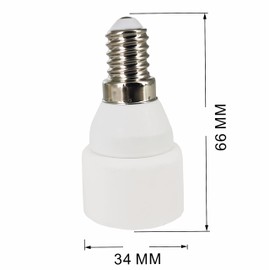 FExYinz Multi-way 2 pieces per pack 5 year warranty lamp holder adapter E14 conversion to socket