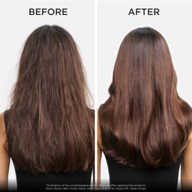 Kerastase Gloss Absolu High-Shine Anti-Frizz Conditioner - Deeply Hydrates & Detangles, Instantly Softens, For Glossy & Bouncy Hair, 8.45 Fl Oz