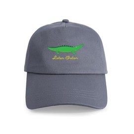 CafePress Later Gator Unique Adjustable Baseball Hat Gray