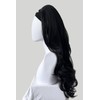 High crown long, layered half wig and volume ring: Helena