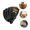 Totority 1Pc Durable Baseball Glove Softball Glove Yellow Black for