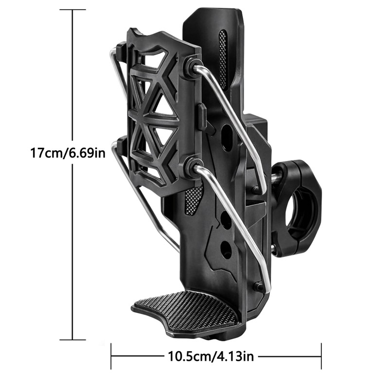 Adjustable Bike & Motorcycle Drink Holder – Rotating Handlebar Cup