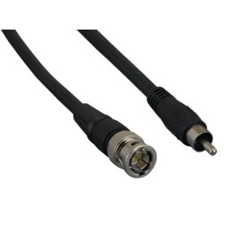 Cable Leader 6ft BNC Male to RCA Male RG-59U Premium Composite Video Cable