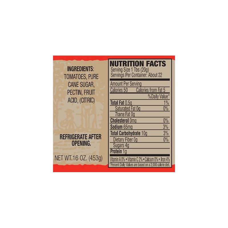 Dillman Farm All Natural Tomato Preserves - Gluten-Free, Non-GMO, Vegan,