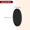 sourcing map 2pcs Car Cup Coasters Universal PVC Car Cup