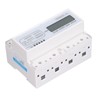 7 Digit LCD Electric Energy Meter 35mm DIN Rail Mounting