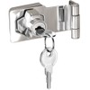 ZiYuya Padlock Hasp Right Angle 90 Degrees Safety Hasp Lock