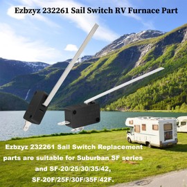 Ezbzyz 232261 Sail Switch RV Furnace Part Compatible with Suburban 232261 (2Pack)