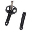 Bike Crank Arm Set Hollow Integrated Single Disc Aluminum Alloy