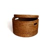 Myanmar Natural Rattan Shake Head Box Medium M BK105