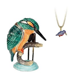 Secrets from Hidden Treasures 1033 Kingfisher Trinket Box