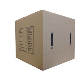 The Boxery 18 X 18 X 16 Inches Genuine Medium Moving Boxes (Pack of 10)