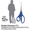 Fiskars 7" Safety School Scissors with Stainless Steel Pointed Tip