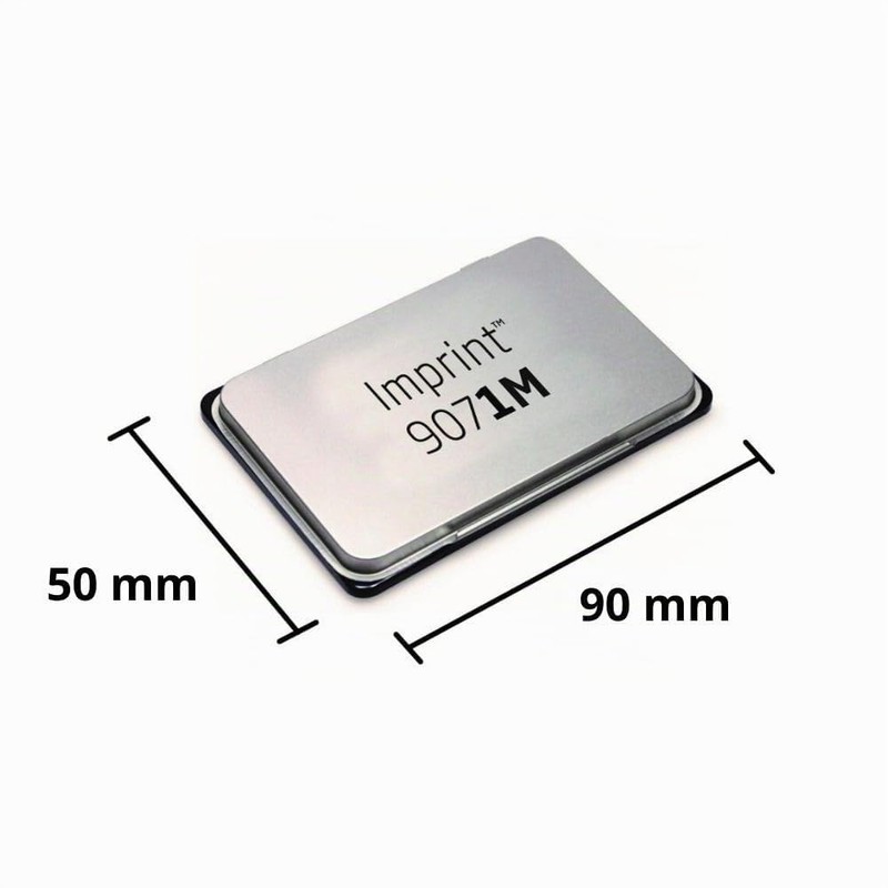 Trodat 9071M Imprint, Cuscinetto imbevuto di Inchiostro di Colore Blu