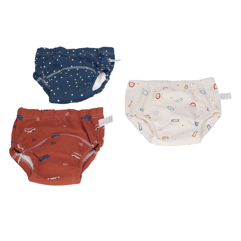 3pcs Baby Absorbent Training Pants Reusable Washable 6 Layers Gauze