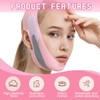 LAKJUOZ V-Linien Gesichtsmaske Wiederverwendbare Doppelkinn Entferner Lifting-Maske V-Förmige Lifting Bandage