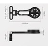 HOUSON Adjustable Bicycle Computer Mount, Bicycle Computer Holder Aluminum Alloy