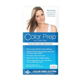 Color Oops Color Prep Hair Color Prep System by Color Oops - Líquido - Sin gluten - Elimina acumulación de color y neutraliza pigmento - Azul - Todos los tipos de cabello