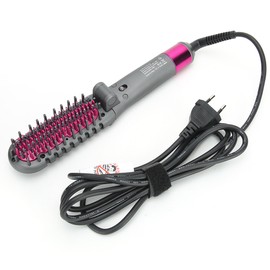 Foldable Negative Ion Hair Straightening Comb Adjustable Hair Straightener