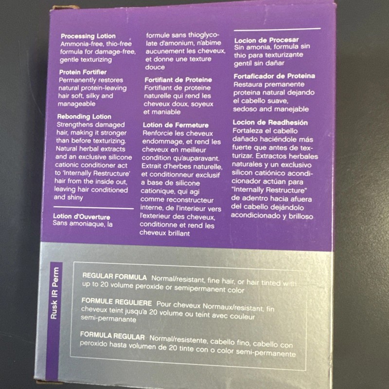 Rusk IR Perm Kit