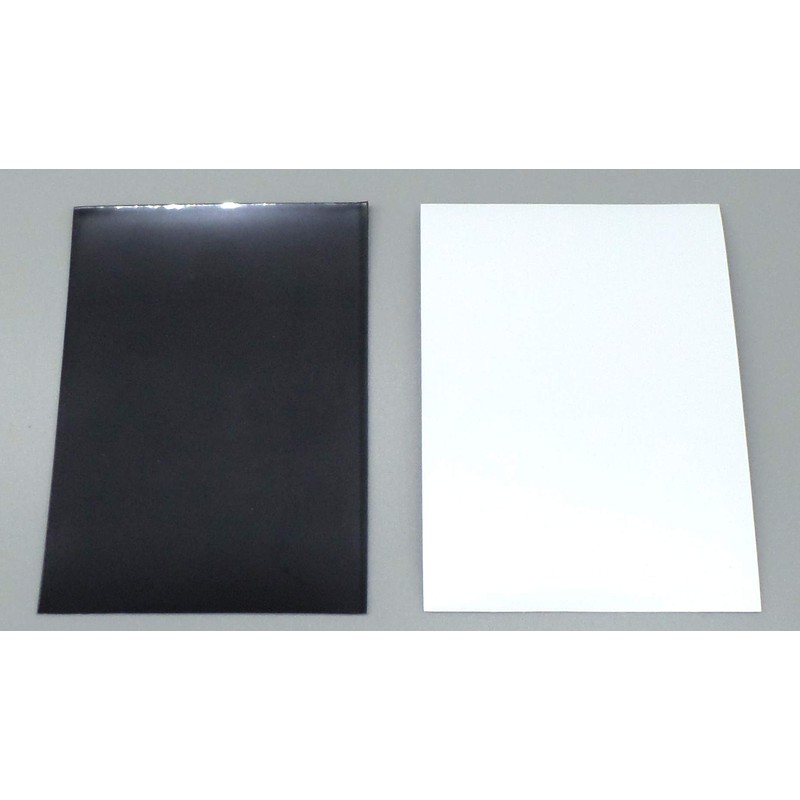 docsmagic.de 200 Premium Bi-Colour Card Sleeves Mat White/Black Standard Size