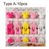 K&H Mini Palillos Diseño Animales Niños 10 Pz Tenedores Minnie