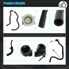 AUCERAMIC 6 PCS Engine Radiator Coolant & Heater Hose, PCV
