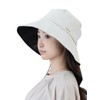 Kizawa Women's Hat, Large Size, Full Light Blocking, UV Protection,