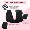 Sweetmet 3rd-Generation Invisible Tape in Hair Extensions Human Hair #1
