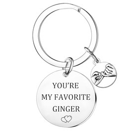 Funny Valentines Day Gift For Girlfriend Boyfriend Anniversary Wedding Gifts For Wife Husband Keychain From Wife You Are My Favourite Ginger Keyring