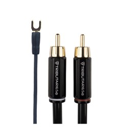 Tributaries Model 4PC Phono Cable - 22AWG High Current OFC Conductors - Gold Plated - Assembled in Orlando, Florida (1M)