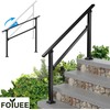 Wrought Iron Handrails for Outdoor Steps - Exterior Hand Rails