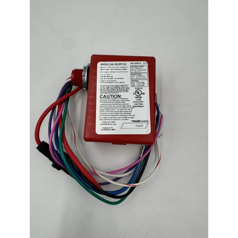 Acuity NEW AcuityControls RPP20 D 24V ER EFP G2 Emergency