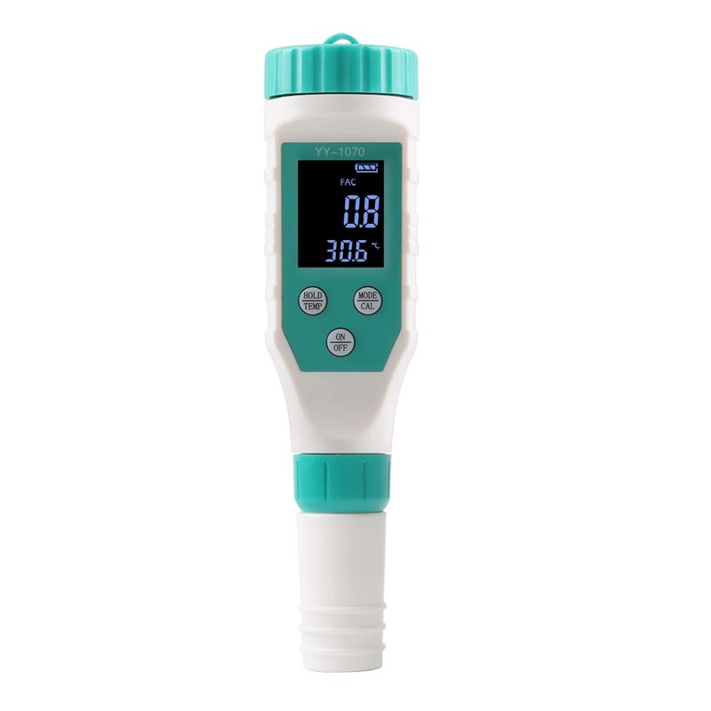 7-in-1 Digital Pool Water Tester for Maintenance – pH, Chlorine,