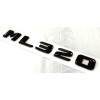 Unbranded #1 BLACK ML320 REPLACEMENT FOR MERCEDES REAR TRUNK EMBLEM