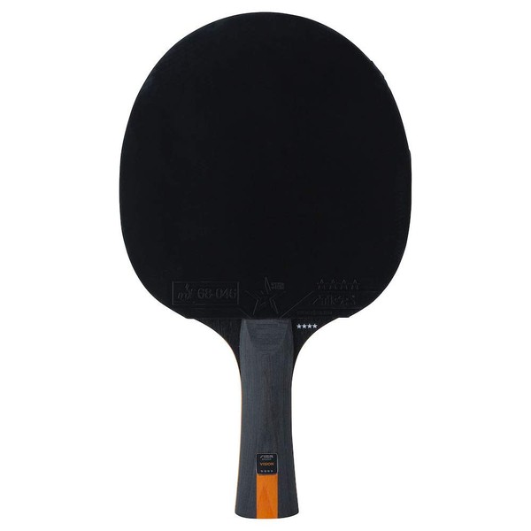 STIGA Vision 4-Star Table Tennis Bat, Black/Red