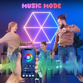 Gneng RGB LED Lights - Garage LED RGB Light,Lighting with Music Mode, Gym, Gaming Room, Club, Bar Parties Decoration