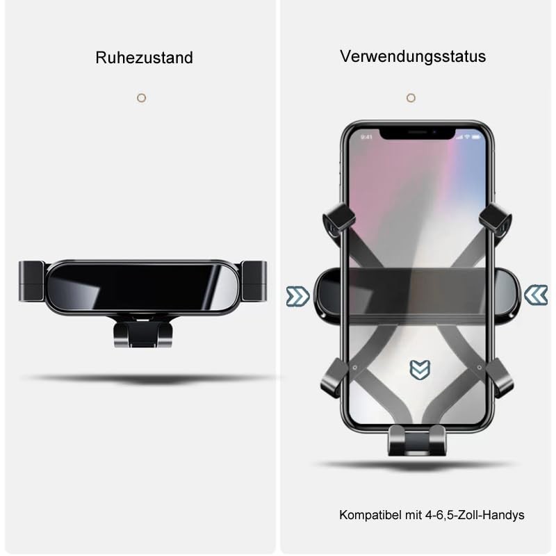 GXQKHFA Autotelefonhalter kompatibel mit 2017-2024 Skoda Karoq Handyhalter Zubehör (for