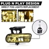 DOTCOM Front Fog Lights Assembly Compatible with GMC Yukon/Yukon XL
