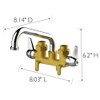 Design House 558049 Ashland Laundry Tub 2-Handle Faucet for Laundry