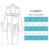 U2SKIIN Terry Cloth Robe for Men, 100% Cotton Highly Absorbent