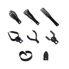 9 PCS Drain Snake Drill Attachment,Drain Cleaner Combination Cutter Head,Root Cutter For Drain Cleaning,Used in 50ft-100ft Ac Drain Cleaning Machine,for 5/16” To 3/4” Drain Snake Cables